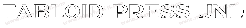 Tabloid Press JNL字体转换